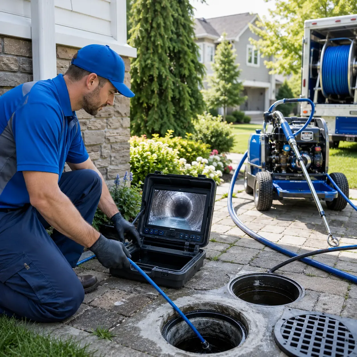 Outdoor drain cleaning professionals serving Forest City, PA